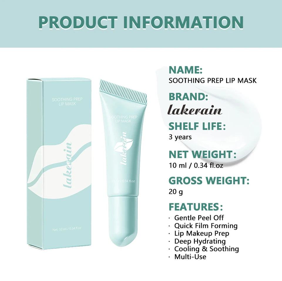 Cooling Peel-Off Hydrating Lip Mask for Dry Chapped Lips - 15