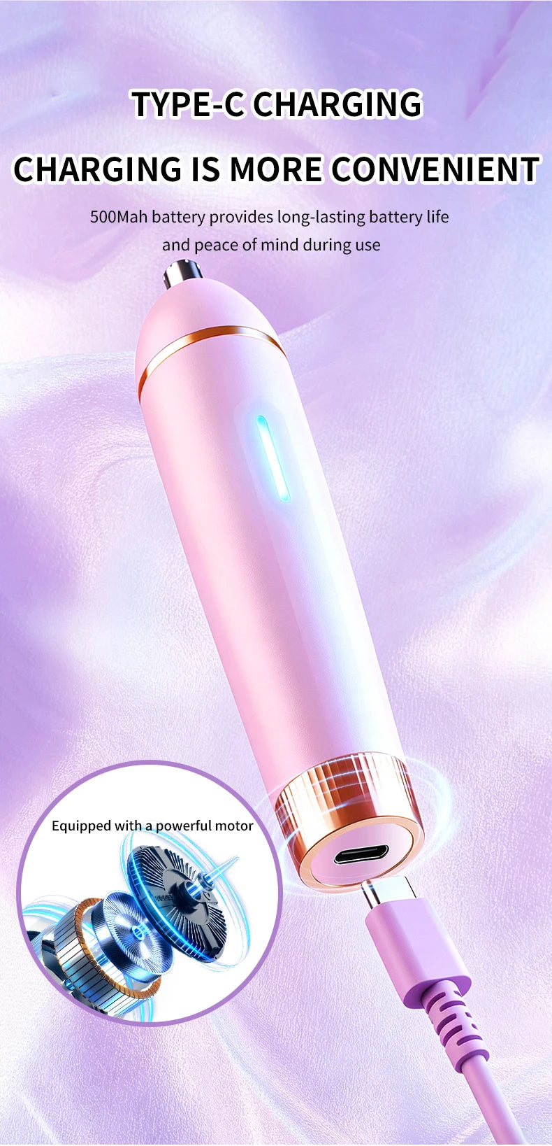 3-in-1 Waterproof Electric Hair Trimmer for Women - 16