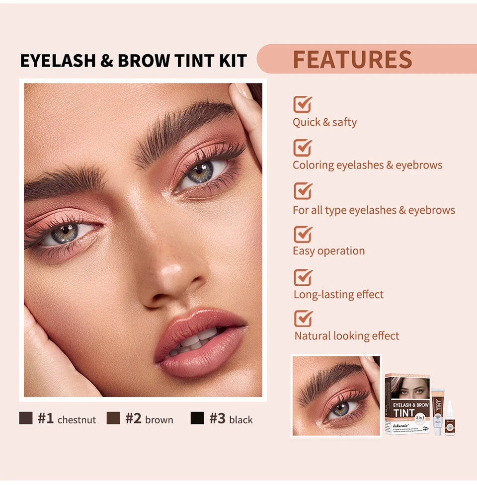 Professional Eyelash and Eyebrow Tinting Kit