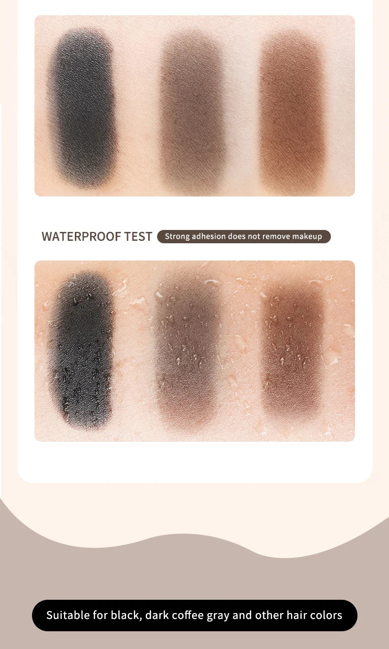Ocheal Hairline Powder Waterproof Root Cover Up and Brow Stamp - 15