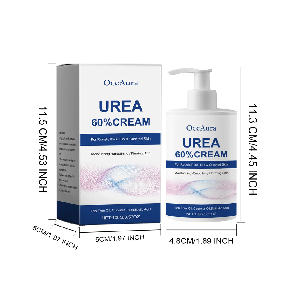 60% Urea Moisturizing Cream for Cracked Heels and Dry Skin