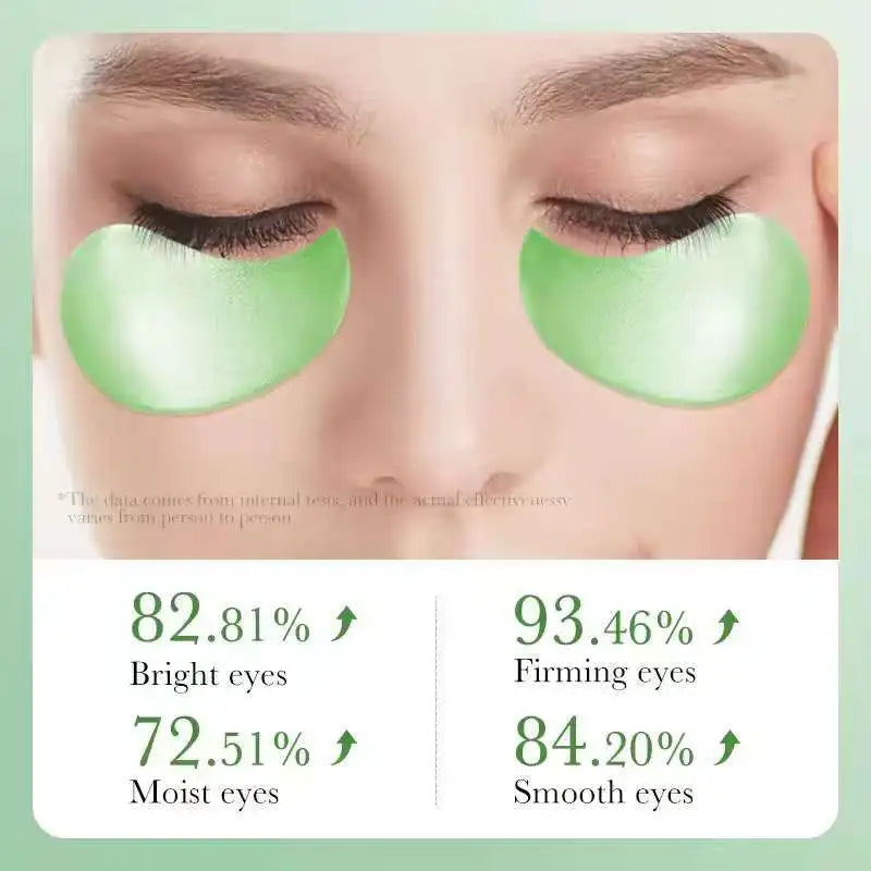 60Pcs Aloe Vera Collagen Eye Mask Under Eye Patches for Dark Circles