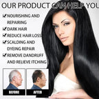 Natural Plant Herbal Extract Hair Dye Shampoo for Gray Hair Coverage