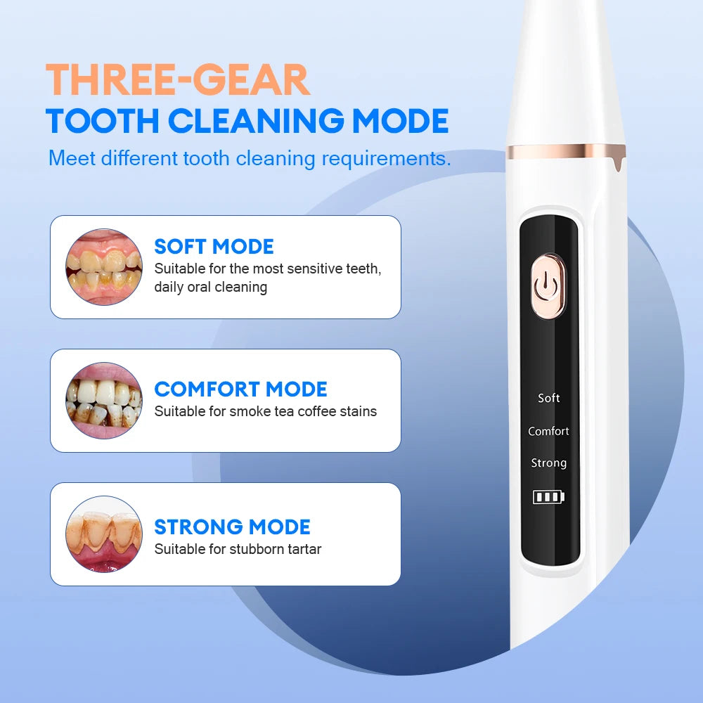Ultrasonic Electric Teeth Tartar and Plaque Remover