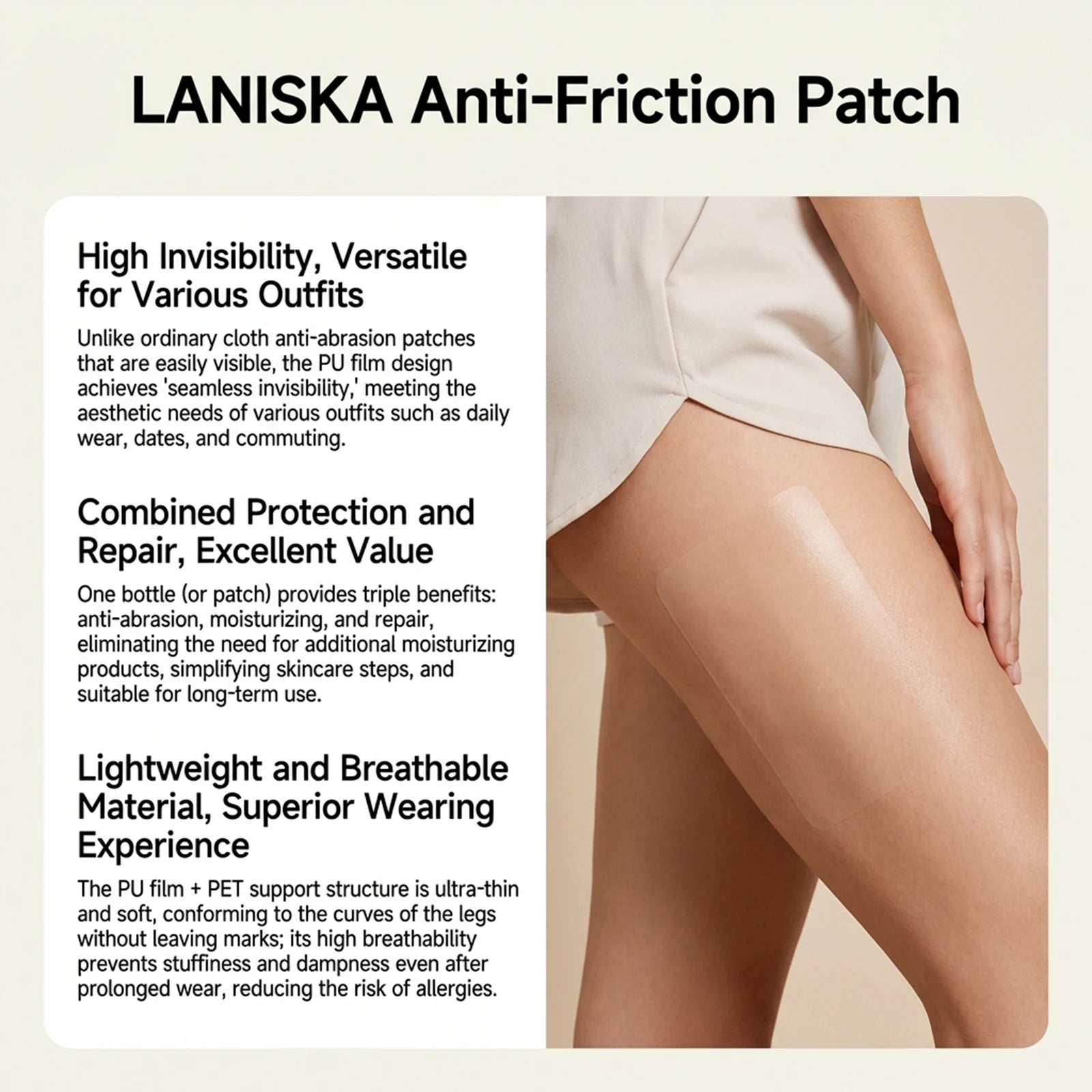 Invisible Anti-Chafing Thigh Patches for Runners and Walking - 10