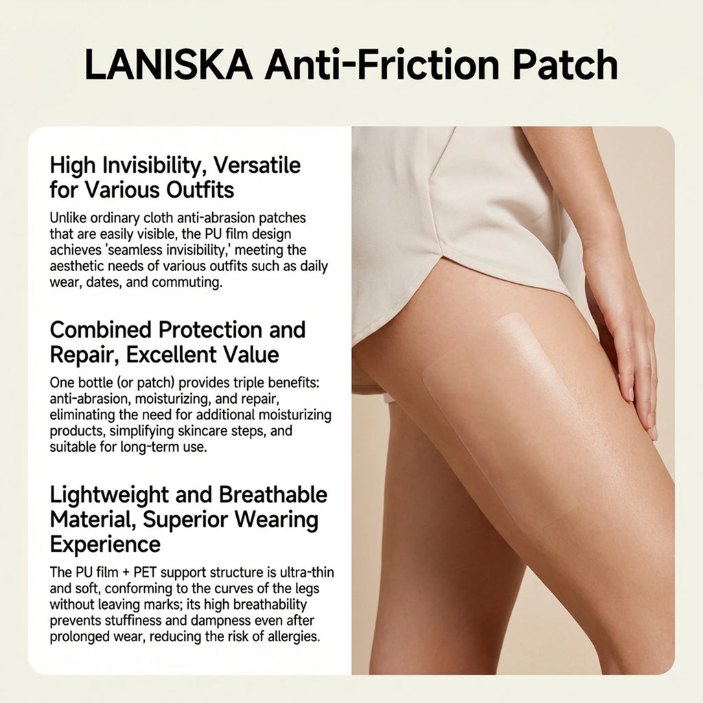 Invisible Anti-Chafing Thigh Patches for Runners and Walking
