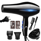 Professional Ionic Hair Dryer 2200W Fast Drying Blow Dryer with Nozzles