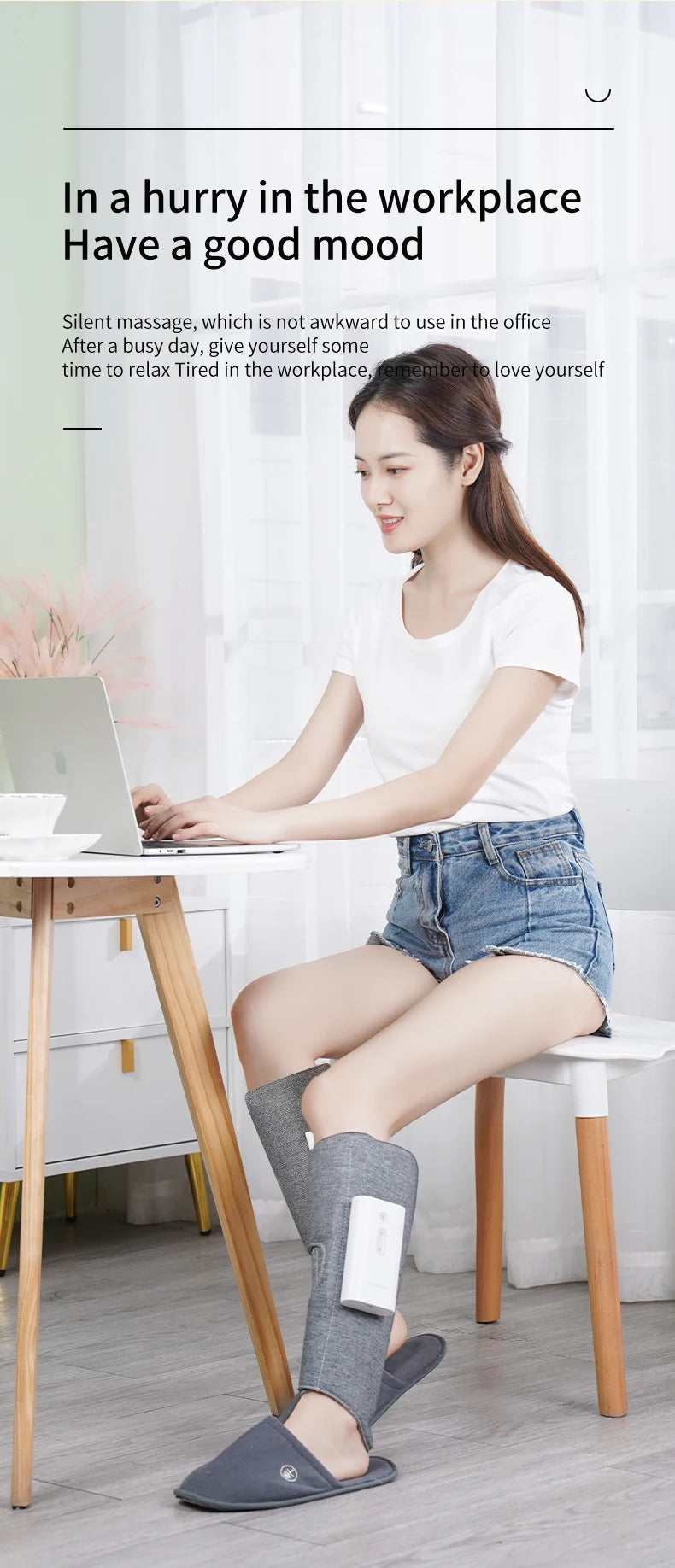Cordless Air Compression Leg Massager for Muscle Recovery - 14