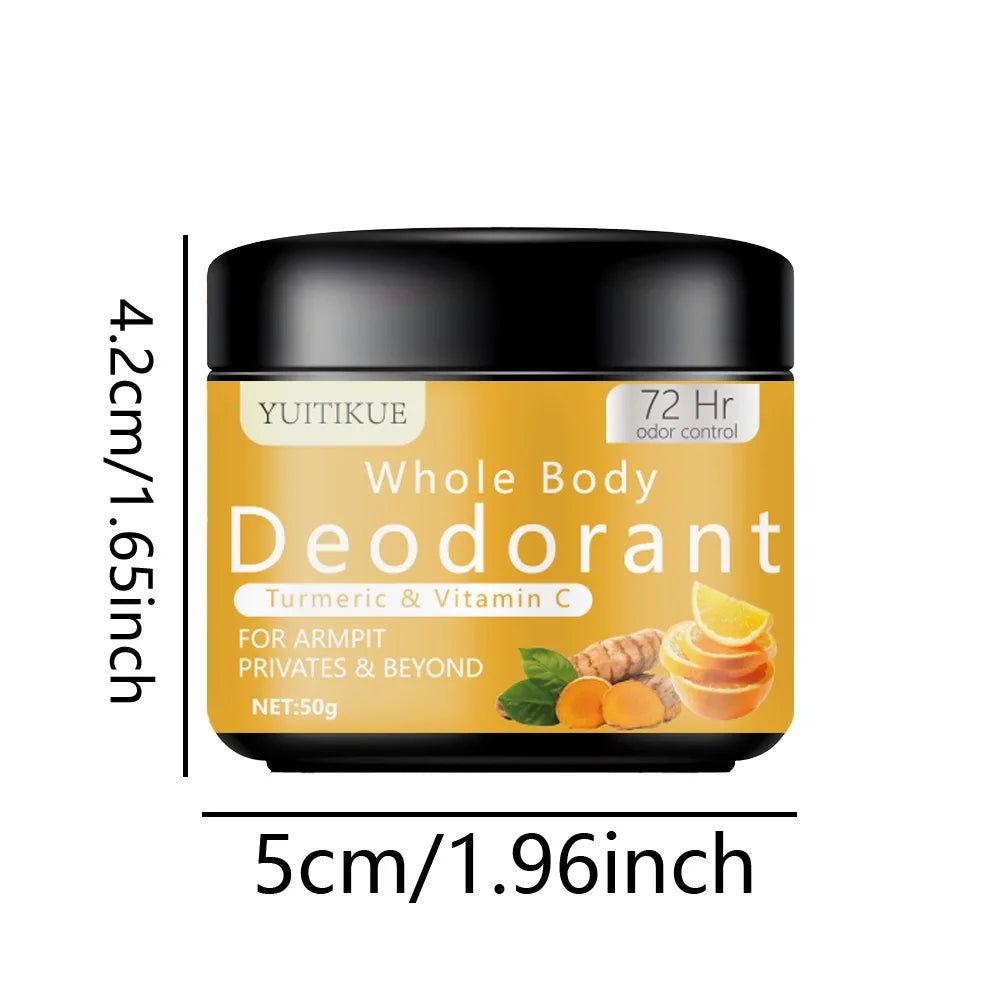 YUITIKUE Whole Body Deodorant Stick Turmeric and Vitamin C 50g - 8