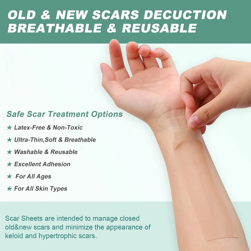 Silicone Scar Removal Tape for Surgery and Burn Scars