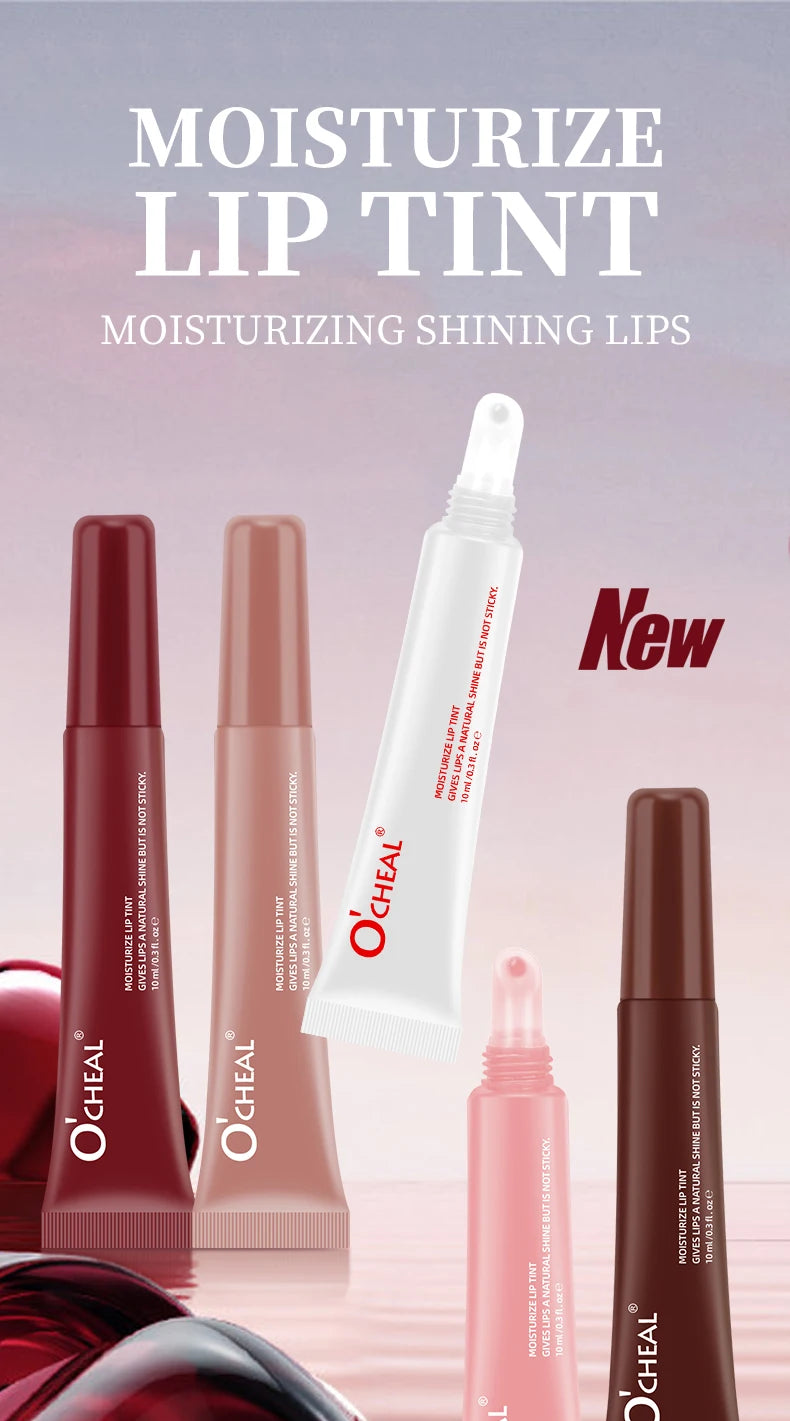 O'CHEAL Moisturizing Lip Gloss Waterproof Long Lasting Tinted Makeup - 7