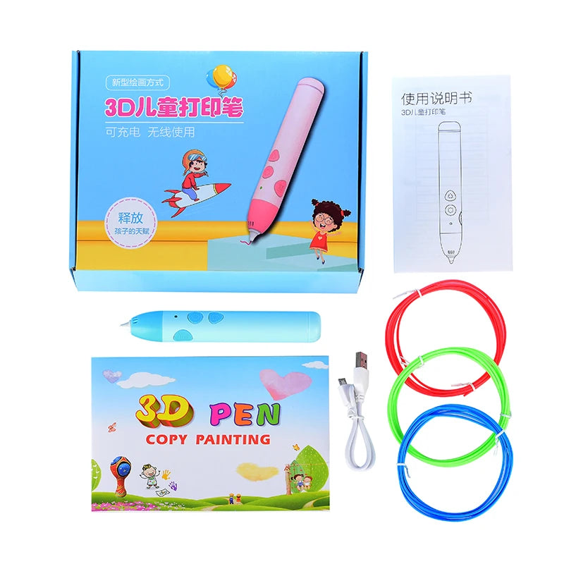 Safe Low-Temperature 3D Printing Pen for Kids - 9