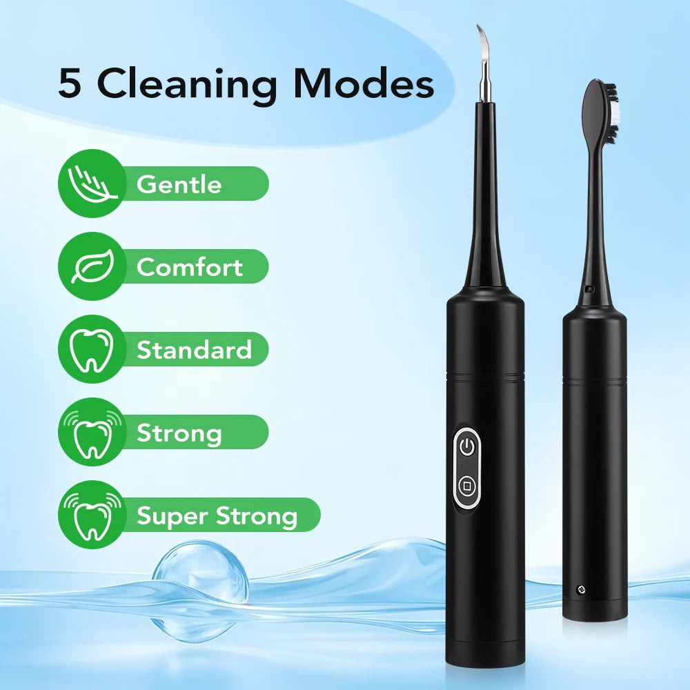 Electric Sonic Teeth Whitening and Plaque Removal Kit