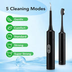 Electric Sonic Teeth Whitening and Plaque Removal Kit