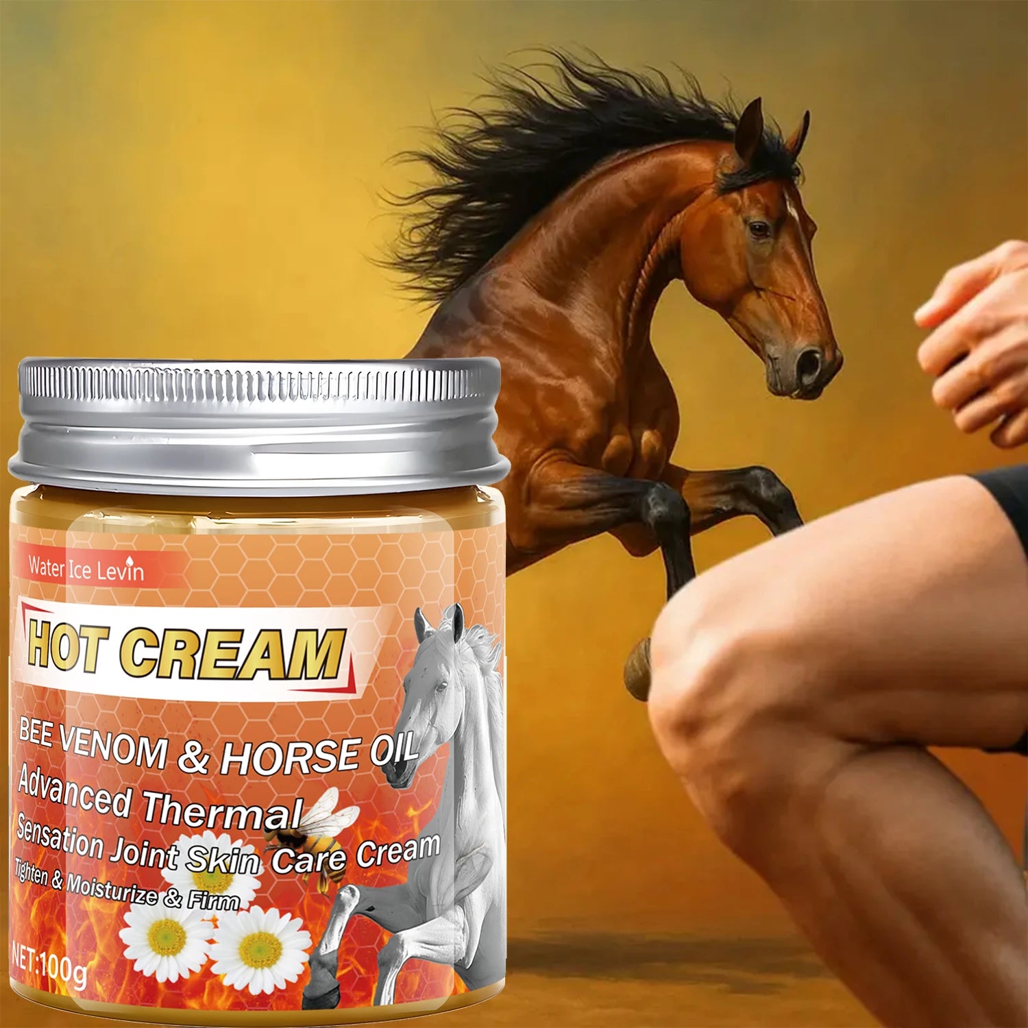Bee Venom and Horse Oil Thermal Joint and Body Care Cream - 10