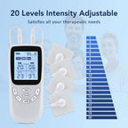 Digital TENS EMS Muscle Stimulator for Pain Relief and Recovery