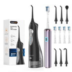 Portable Electric Water Flosser and Sonic Toothbrush Oral Care Kit