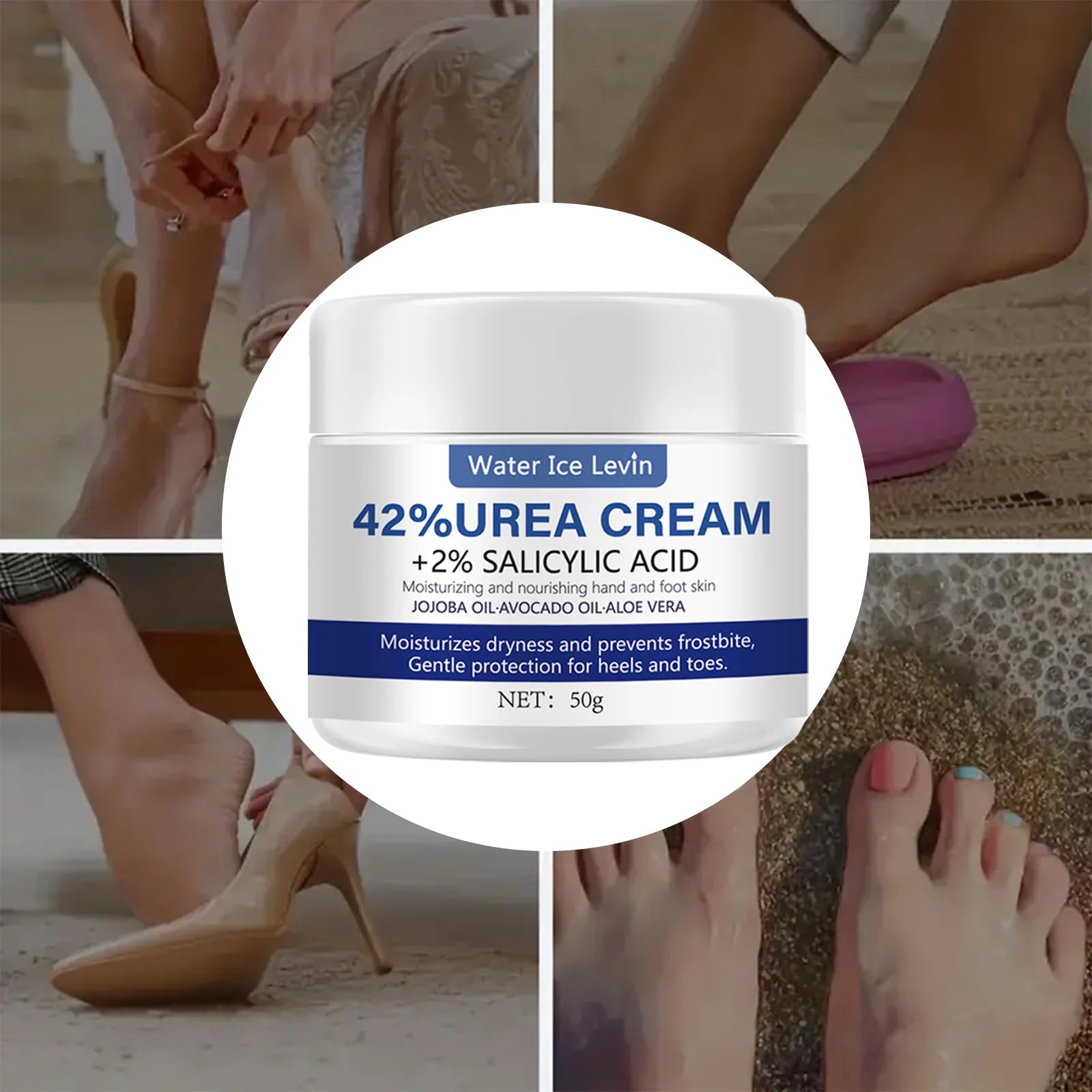 42% Urea Foot Cream Moisturizing Exfoliating Heel Repair Treatment - 3