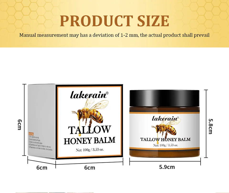 Whipped Beef Tallow and Honey Moisturizing Face and Body Balm - 16
