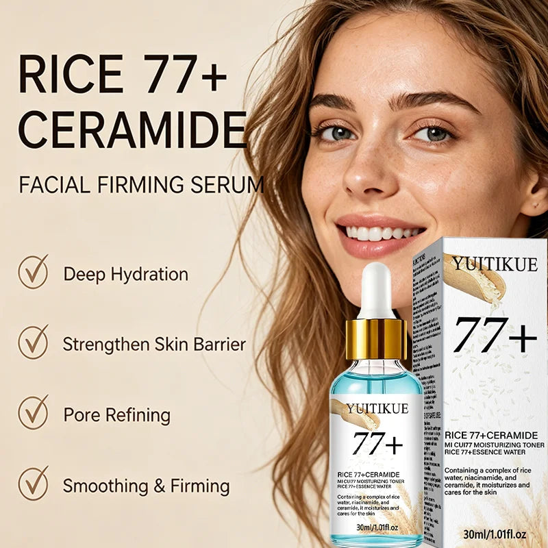 YUITIKUE Rice Essence Toner Ceramide Niacinamide Face Moisturizer 30ml