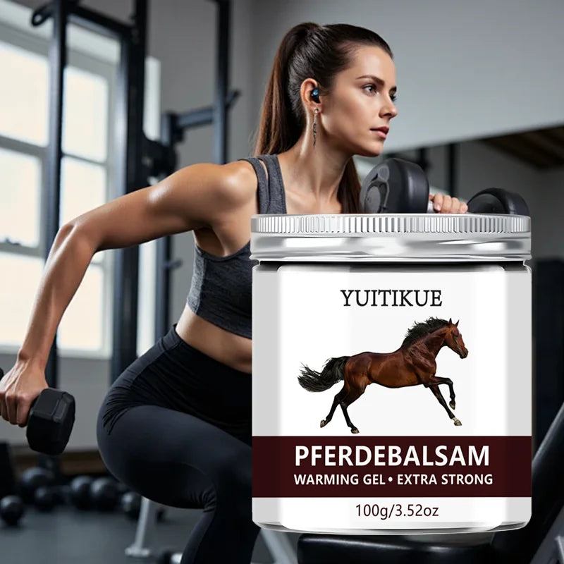YUITIKUE Pferdebalsam Warming Gel Extra Strong Muscle Relief Balm 100g