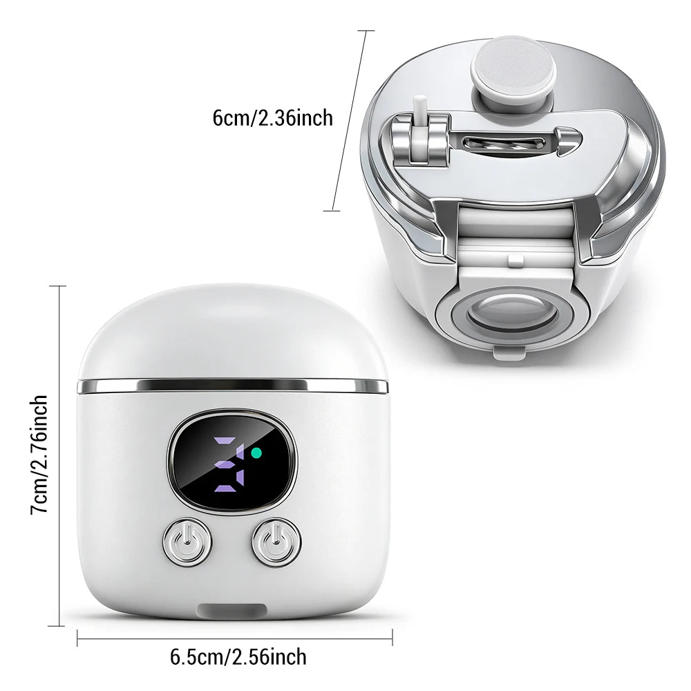Electric Nail Clipper with LED Magnifier for Seniors and Kids - 11