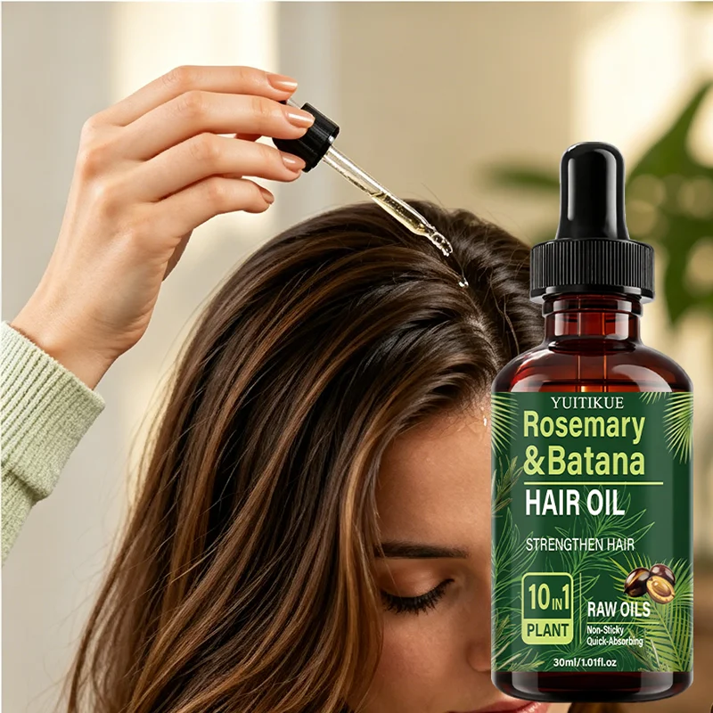 Rosemary Batana Hair Oil 10-in-1 Strengthening Serum for Hair Growth - 4