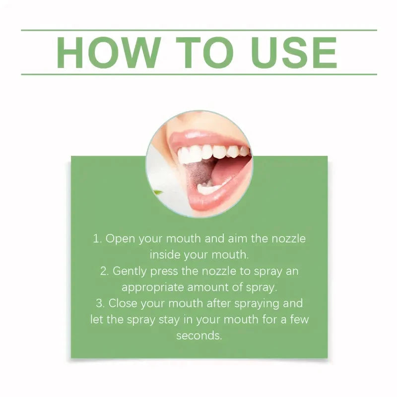 Fruit Flavor Oral Breath Spray Portable Mouth Freshener