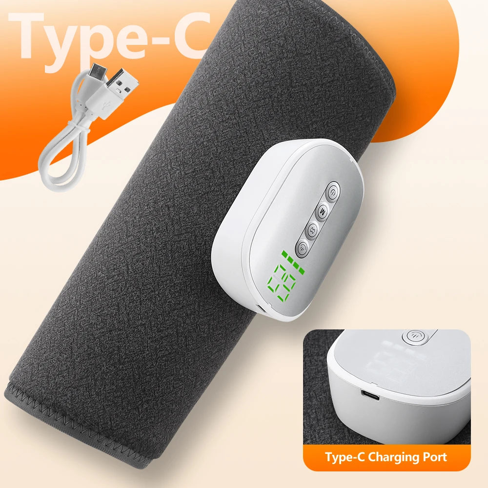 Cordless Heated Leg Massager with Air Compression