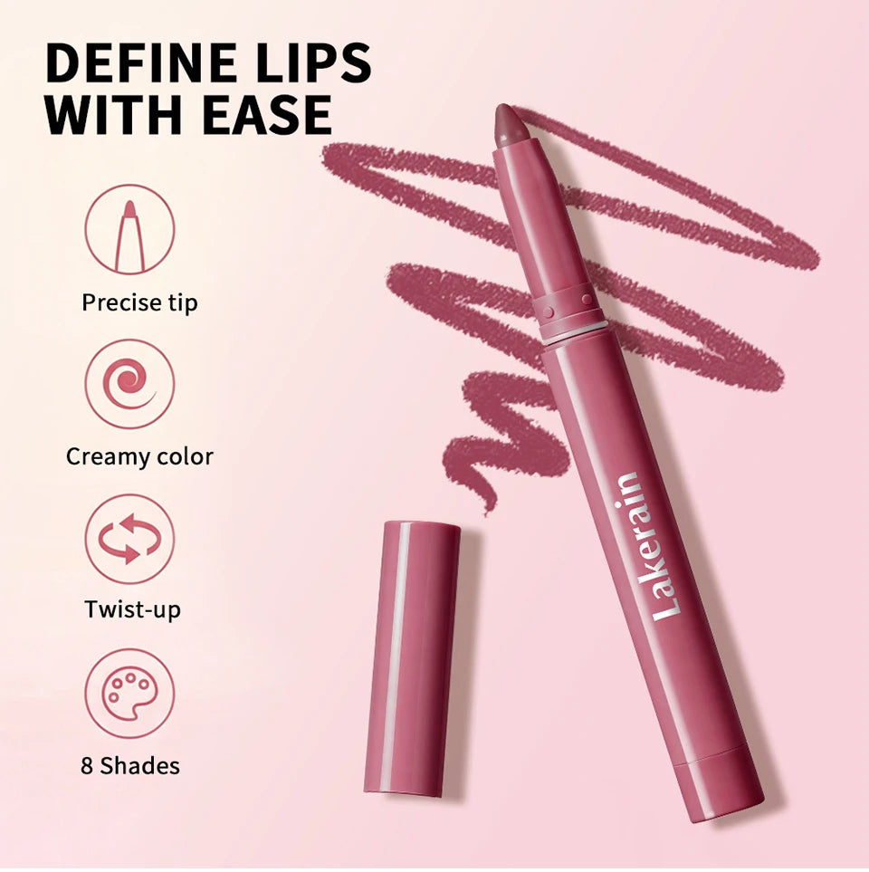 Waterproof Matte Lip Liner Pencil for Long-Lasting Lip Shaping