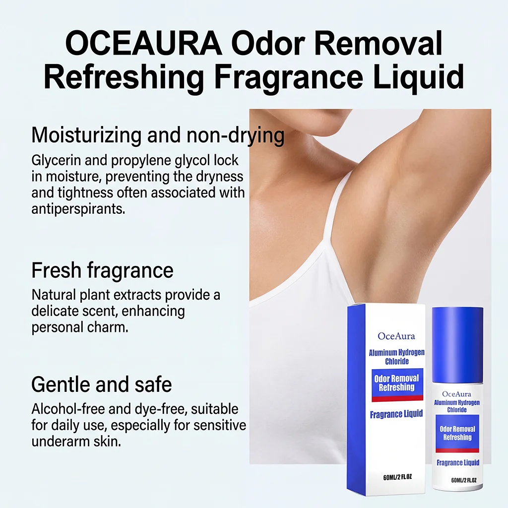 Underarm Fresh Fragrance Spray Deodorant and Odor Eliminator 60ml - 12