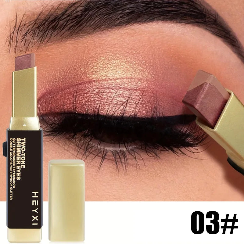 Dual Tone Eyeshadow Stick Gradient Shimmer Makeup Pen