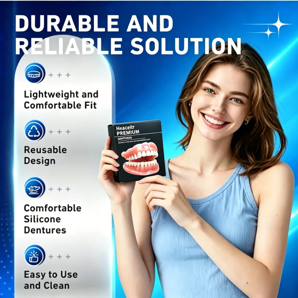 Custom Fit Silicone Dentures for Comfortable Smile