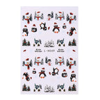 3D Christmas Cartoon Nail Art Stickers