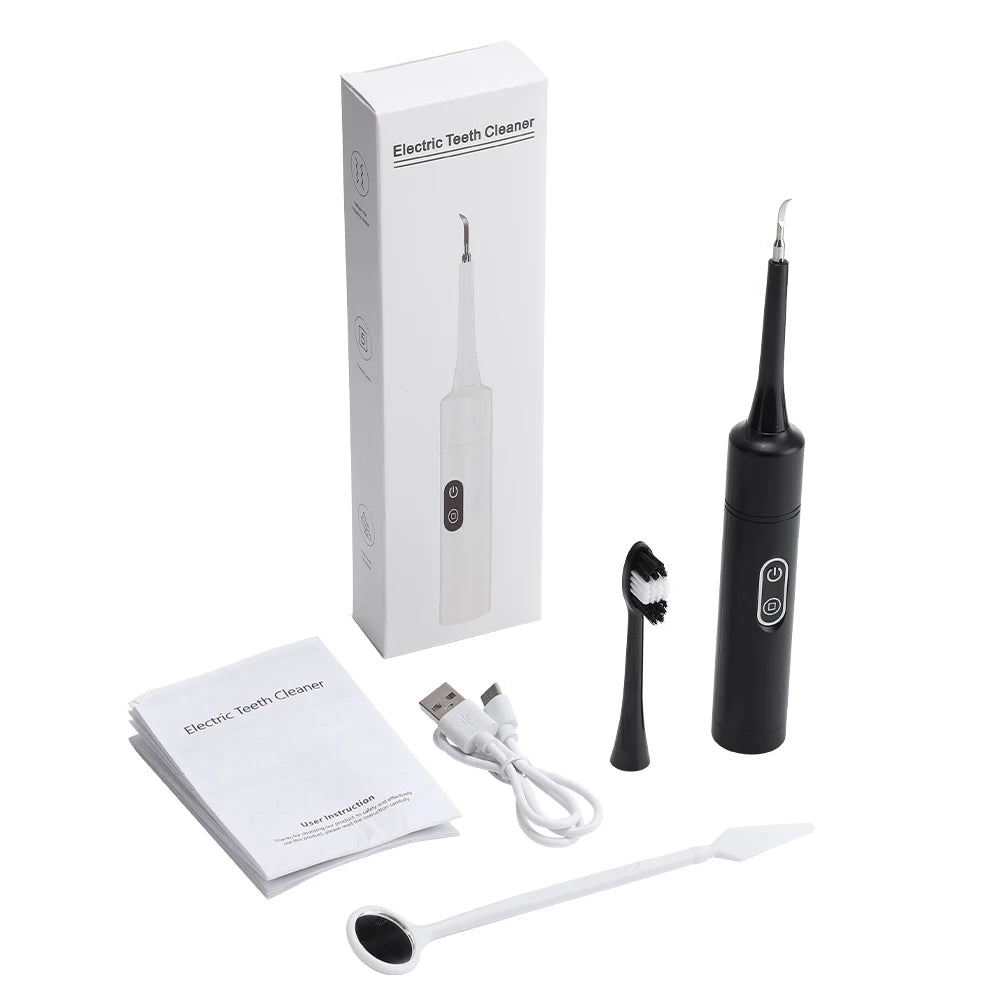 Electric Sonic Teeth Whitening and Plaque Removal Kit - 15
