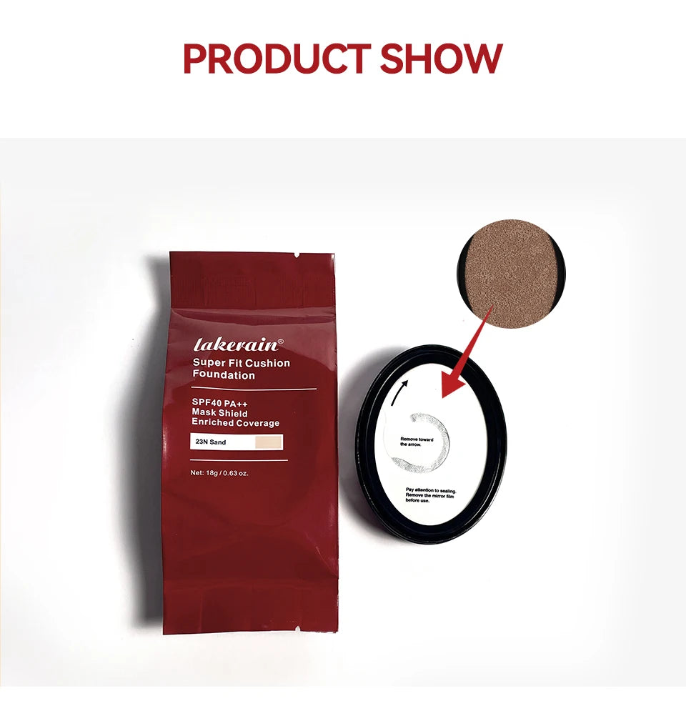 Long-Lasting Waterproof Cushion Foundation Refill