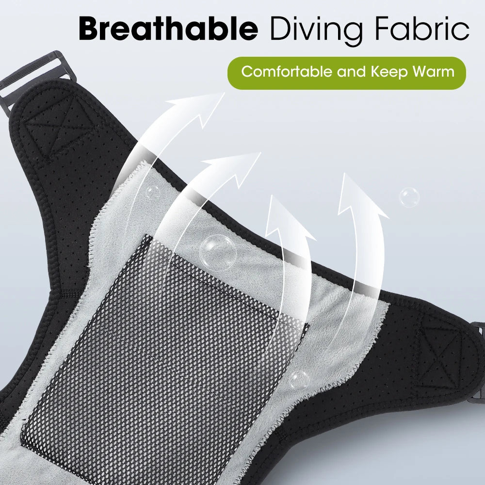 Wireless App-Controlled Heated Shoulder Massager for Muscle Relief