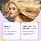 Purple Hair Mask and Shampoo Set for Color Protection