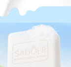 Sadoer Goat Milk Essence Soap Moisturizing Facial and Body Cleansing Bar
