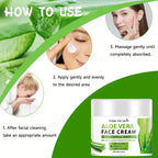 Aloe Vera Face Cream Hydrating Moisturizer for All Skin Types
