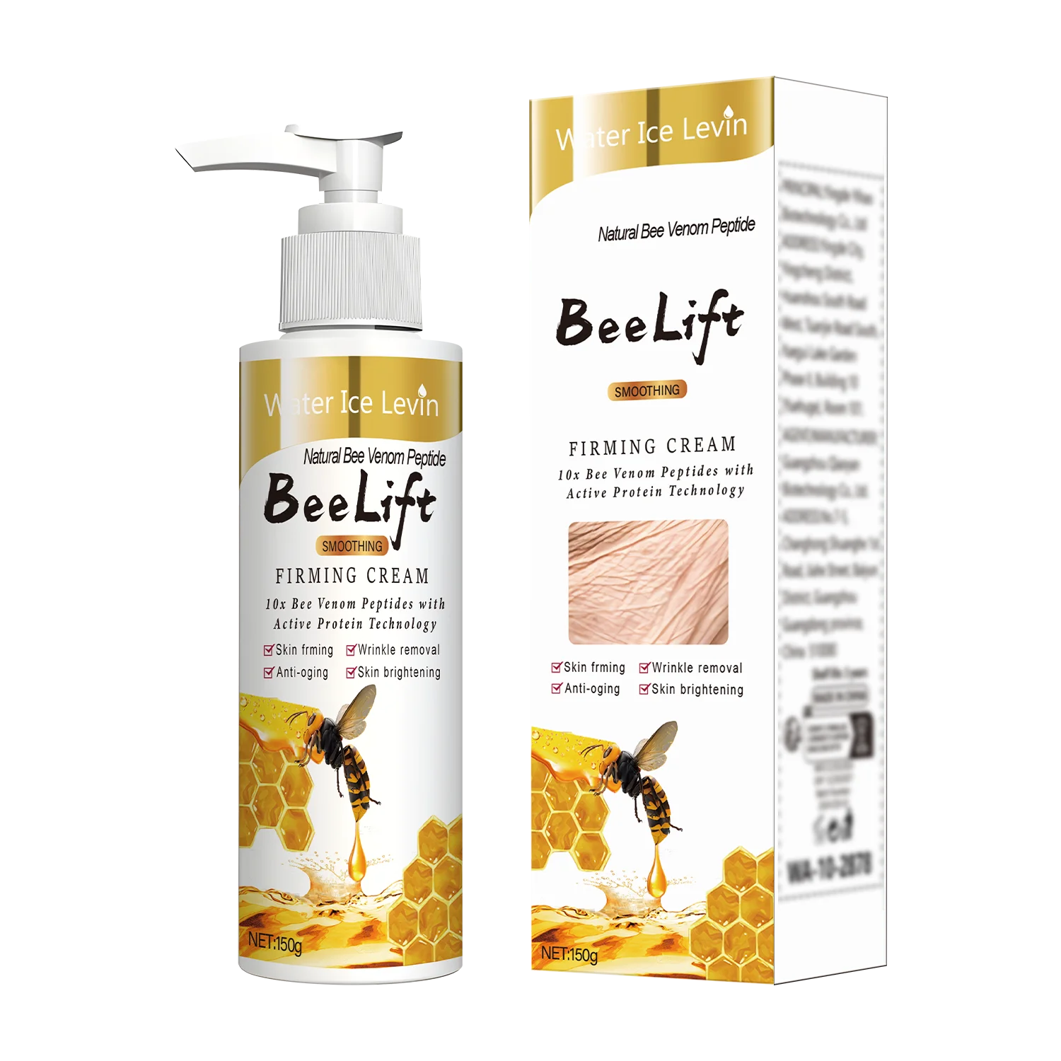 Bee Venom Firming Cream Anti Aging Moisturizing Body Lotion 150g - 8