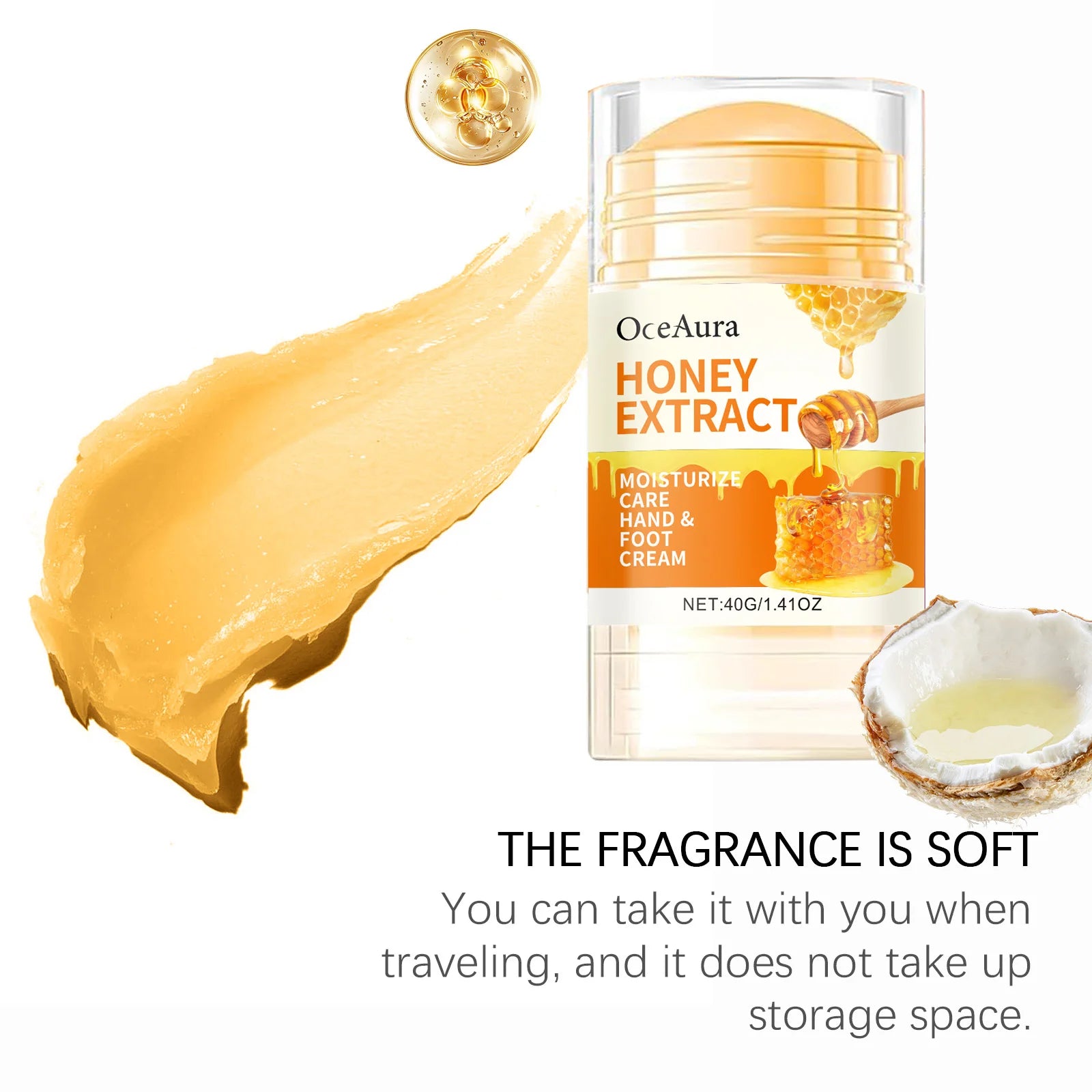 Moisturizing Honey Heel Balm for Dry Cracked Skin Repair - 10