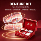 Full Mouth Silicone Dentures Set with Storage Case