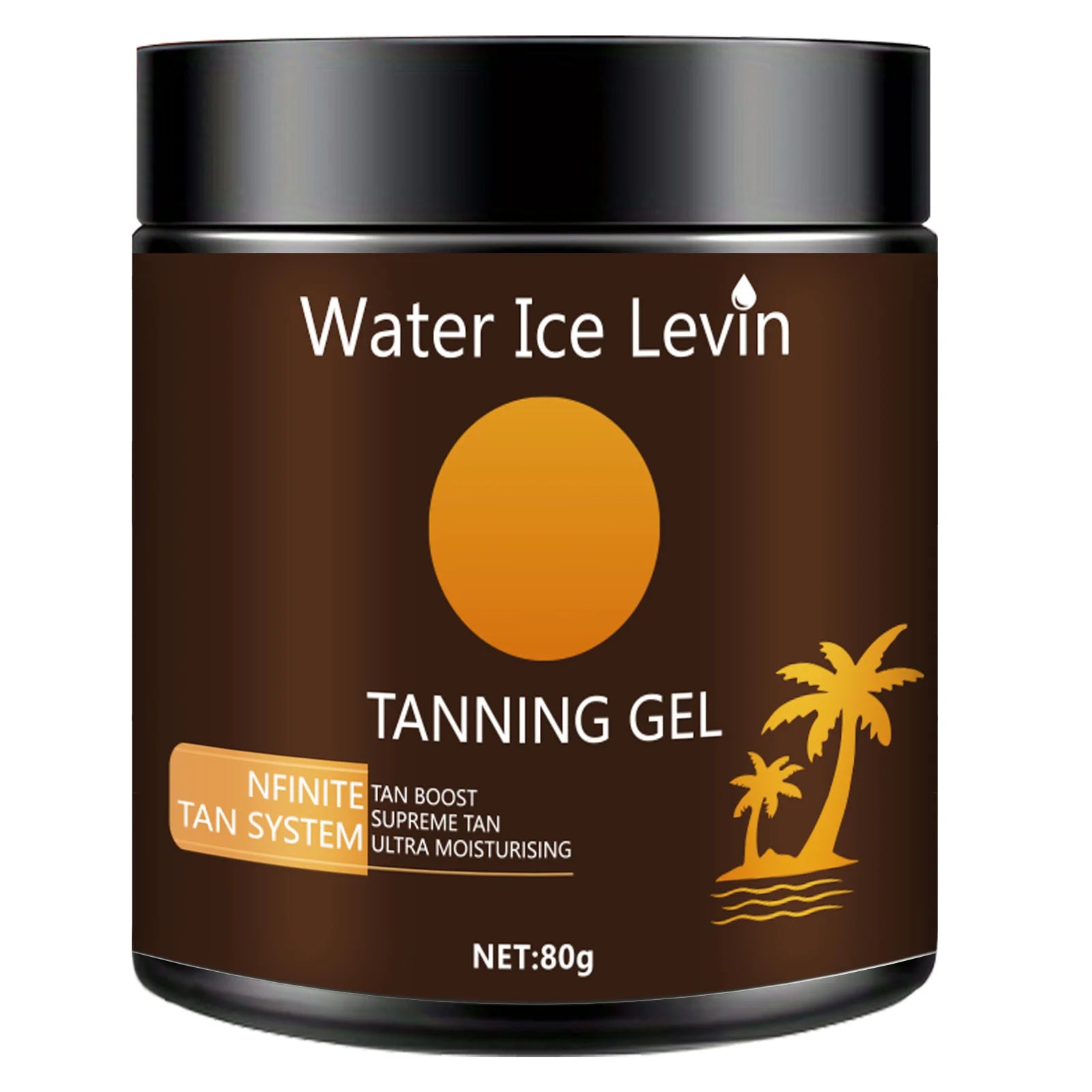 Water Ice Levin Natural Tanning Gel Traceless Bronzer for Body 80g - 9
