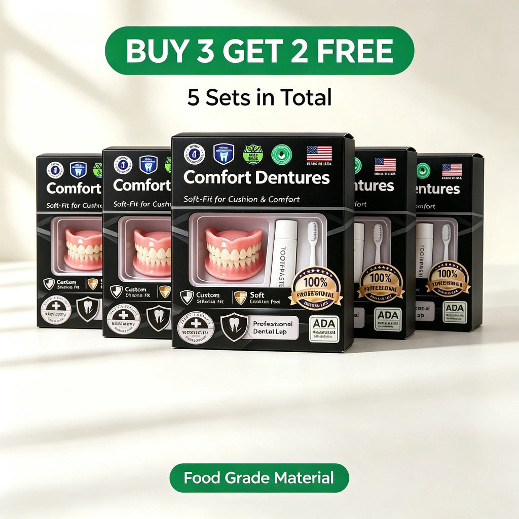 Moldable Cosmetic Denture Kit for Instant Smile