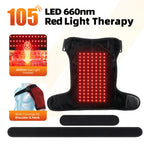 Red Light Therapy Heated Shoulder Wrap for Joint Pain Relief