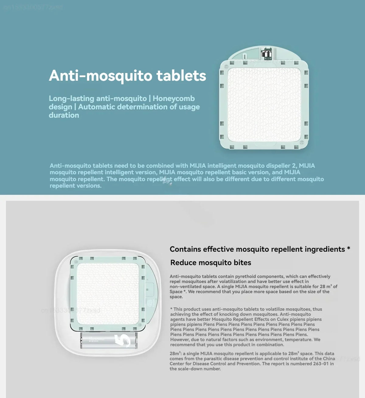 Mijia Smart Mosquito Repellent 2 Replacement Tablet Anti-Mosquito Refill