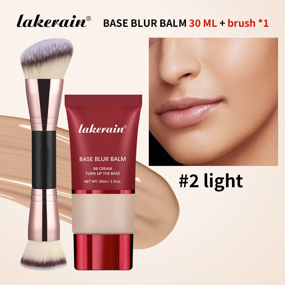 Matte Liquid Foundation and Dual-Brush Set - 23