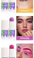 Peiwen Face and Body Paint Stick Waterproof Makeup for Parties
