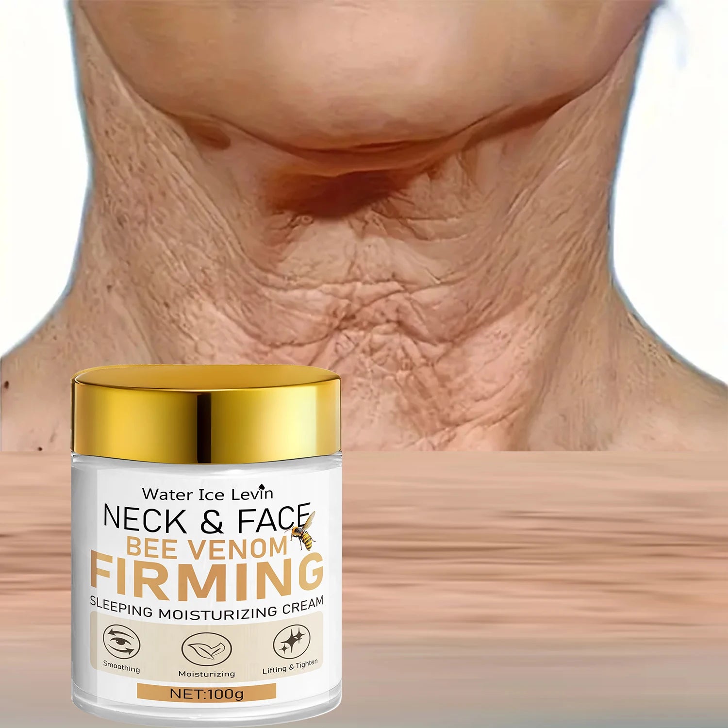 Bee Venom Firming Cream Face and Neck Anti Aging Moisturizer - 2